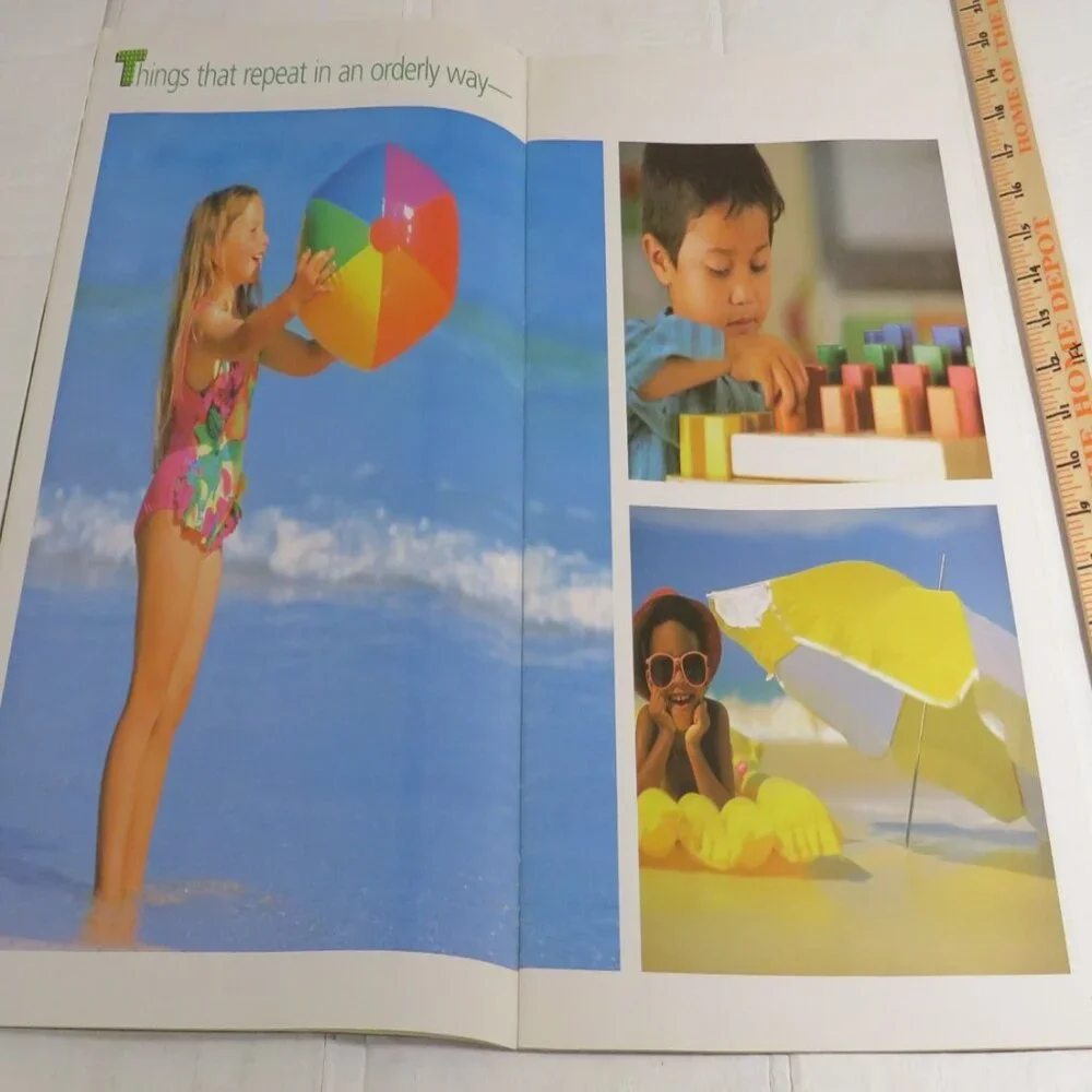 Patterns Everywhere BIG BOOK (almost 2 feet tall) with teacher pages CLASSROOM
